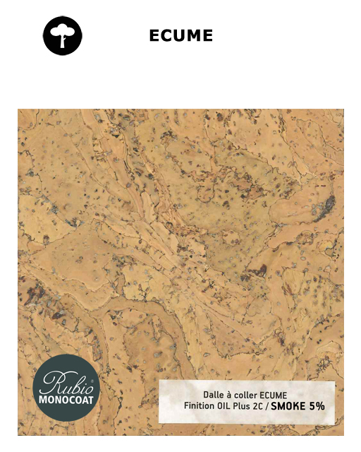 Dalle liege sol Ecume + Oil +2c Smoke 5%