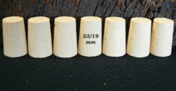 Bouchons de liège coniques Liège Sanpor hauteur 33x23/19 mm.