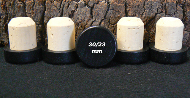 Jeu de 300 bouchons en caoutchouc (intérieur, rond, 2,5 mm, noir