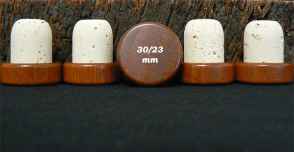 Achat de bouchon tete bois marron 34/30x23mm sur Âme du liège