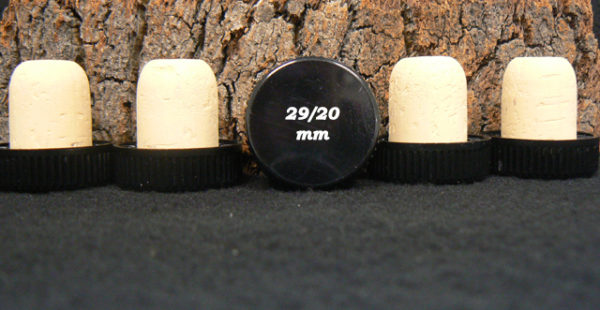 Achat Bouchon tete plastique 32mm 29x20mm sur Âme du liège
