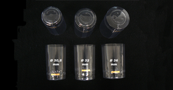 Achat de capsules thermoretractables transparentes sur Âme du liège