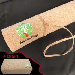 1 Brique offerte pour 1 tapis yoga Ame du liège acheté